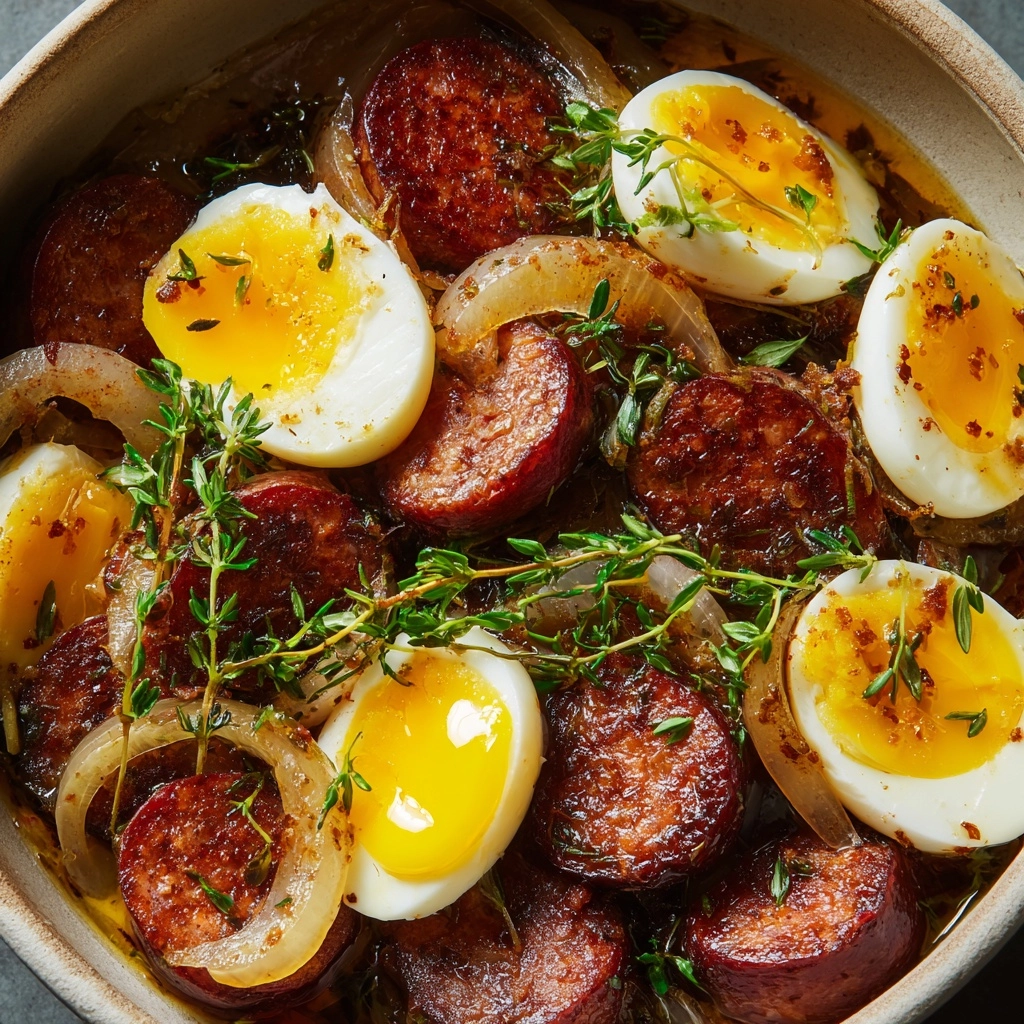 Pickled Eggs and Sausage Recipe - Recipe Image