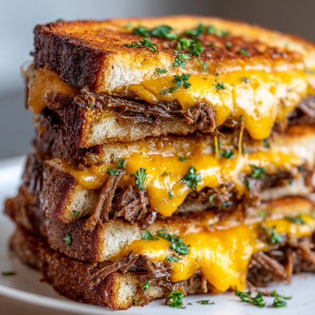 Southern Brisket Grilled Cheese Recipe - Recipe Image