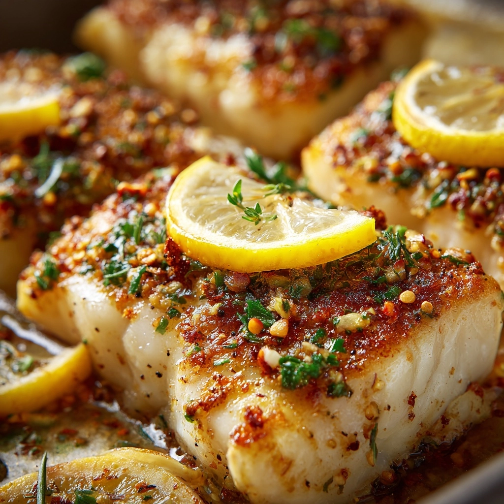 Lemon Butter Garlic Fish Recipe - Recipe Image
