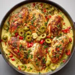 Creamy Pepperoncini Chicken Skillet Recipe