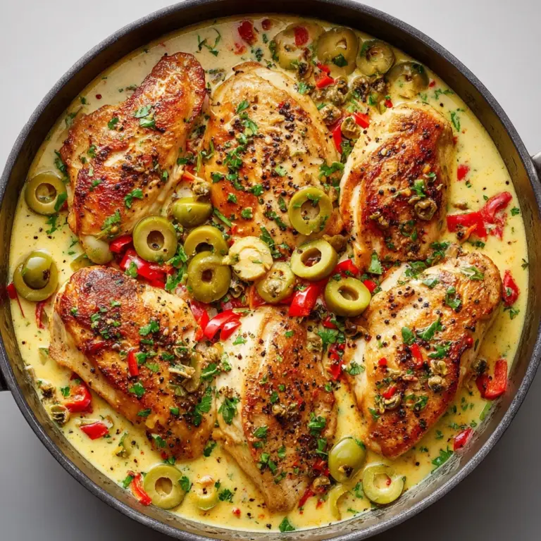 Creamy Pepperoncini Chicken Skillet Recipe