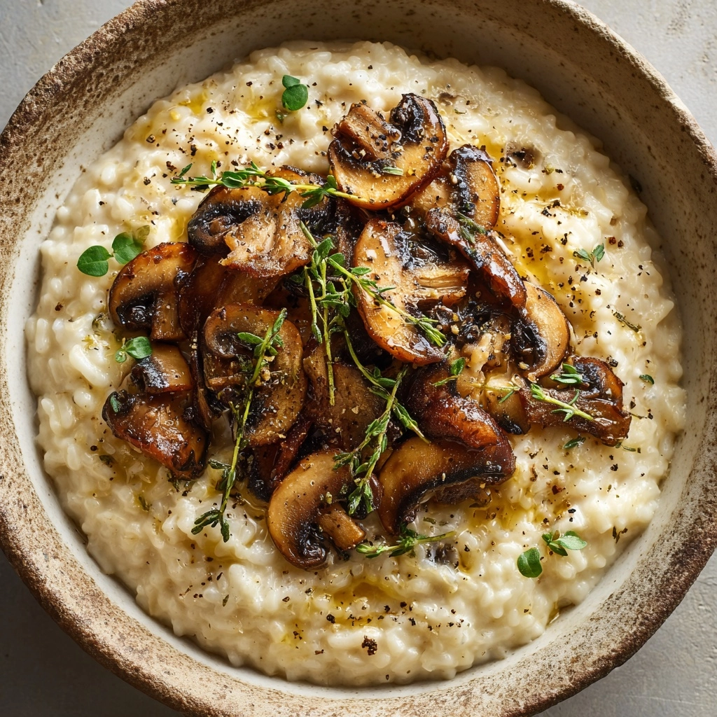 The Best Mushroom Risotto Recipe - Recipe Image