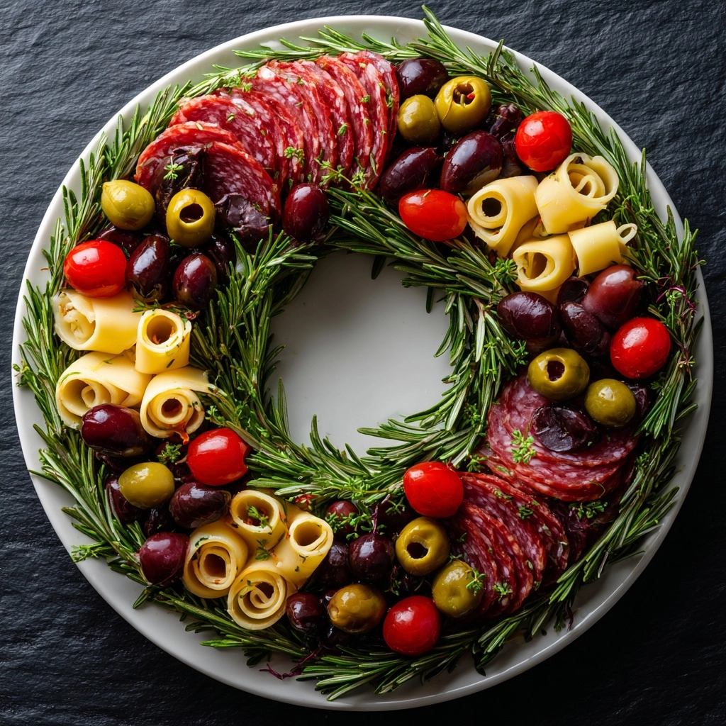 Holiday Charcuterie Wreath Recipe - Recipe Image