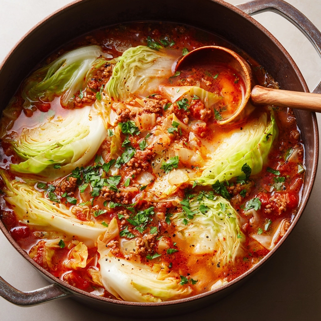 Polish Stuffed Cabbage Soup Recipe - Recipe Image