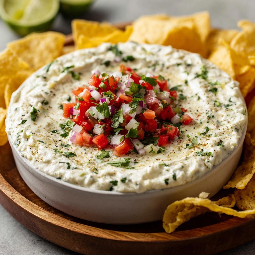 Best Mexican White Cheese Dip Recipe - Recipe Image