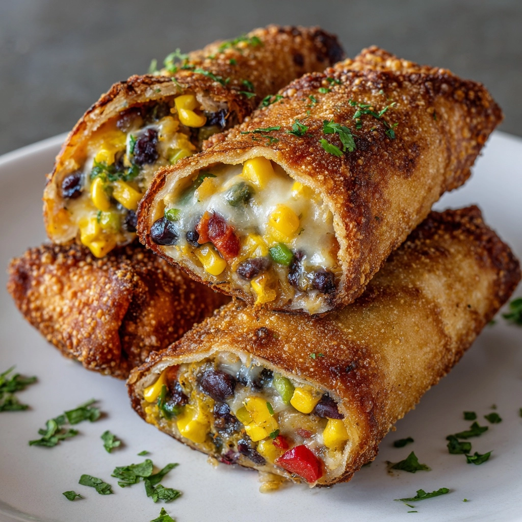 Tex-Mex Inspired Egg Rolls Recipe - Recipe Image