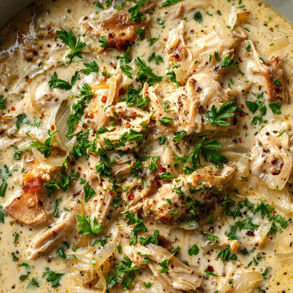 Slow Cooker Creamy Chicken & Gravy Recipe - Recipe Image
