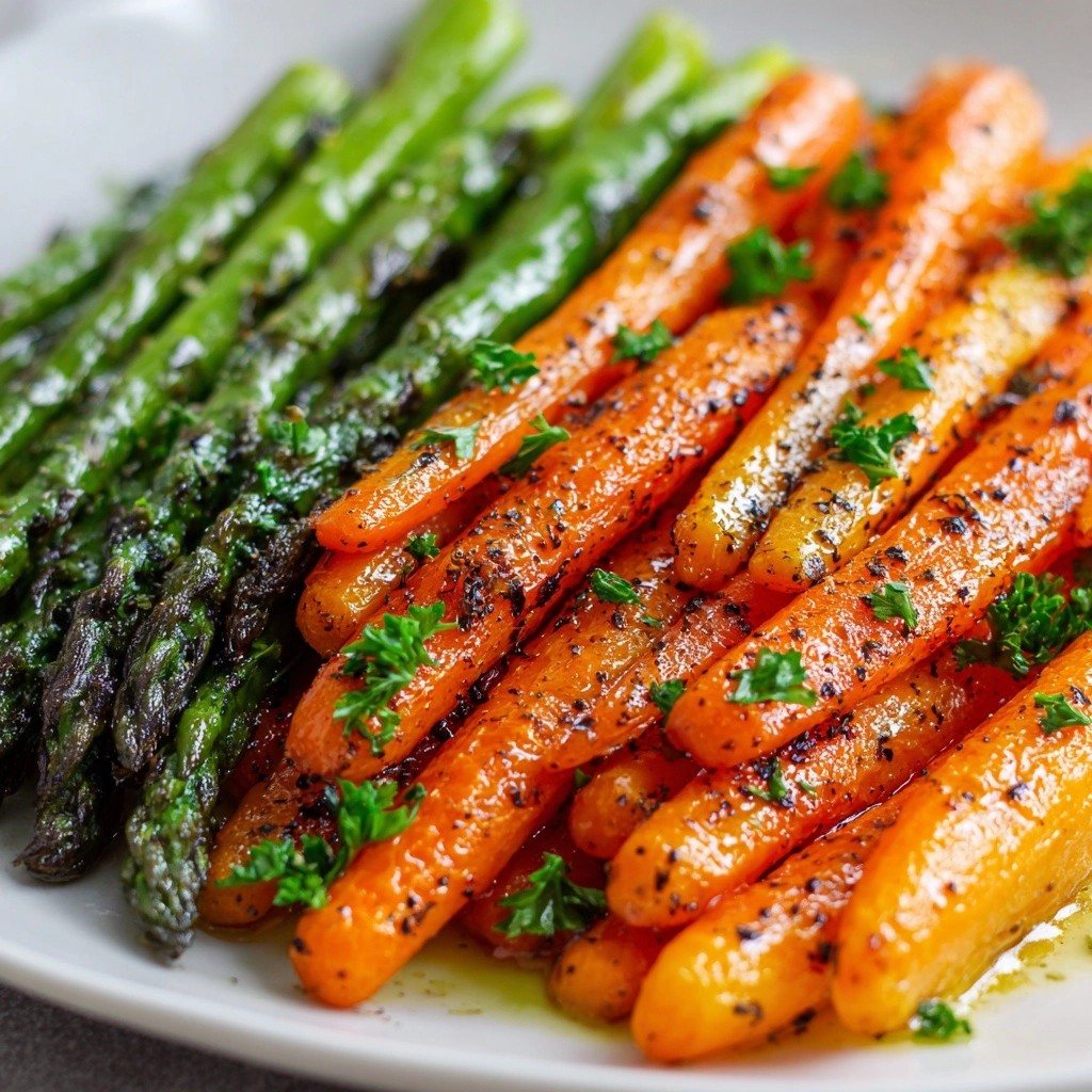 Roasted Asparagus & Carrots Recipe - Recipe Image