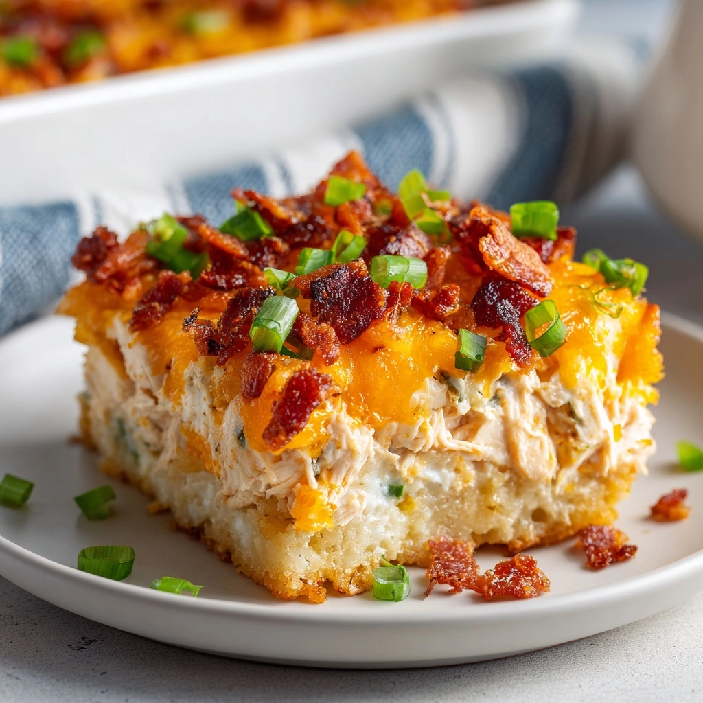 Loaded Potato Ranch Chicken Casserole Recipe - Recipe Image