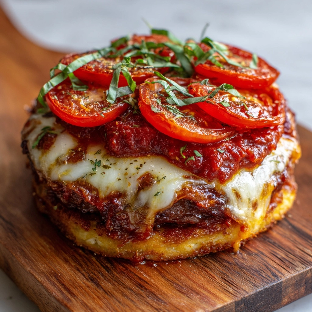 Pizza Burgers Recipe - Recipe Image