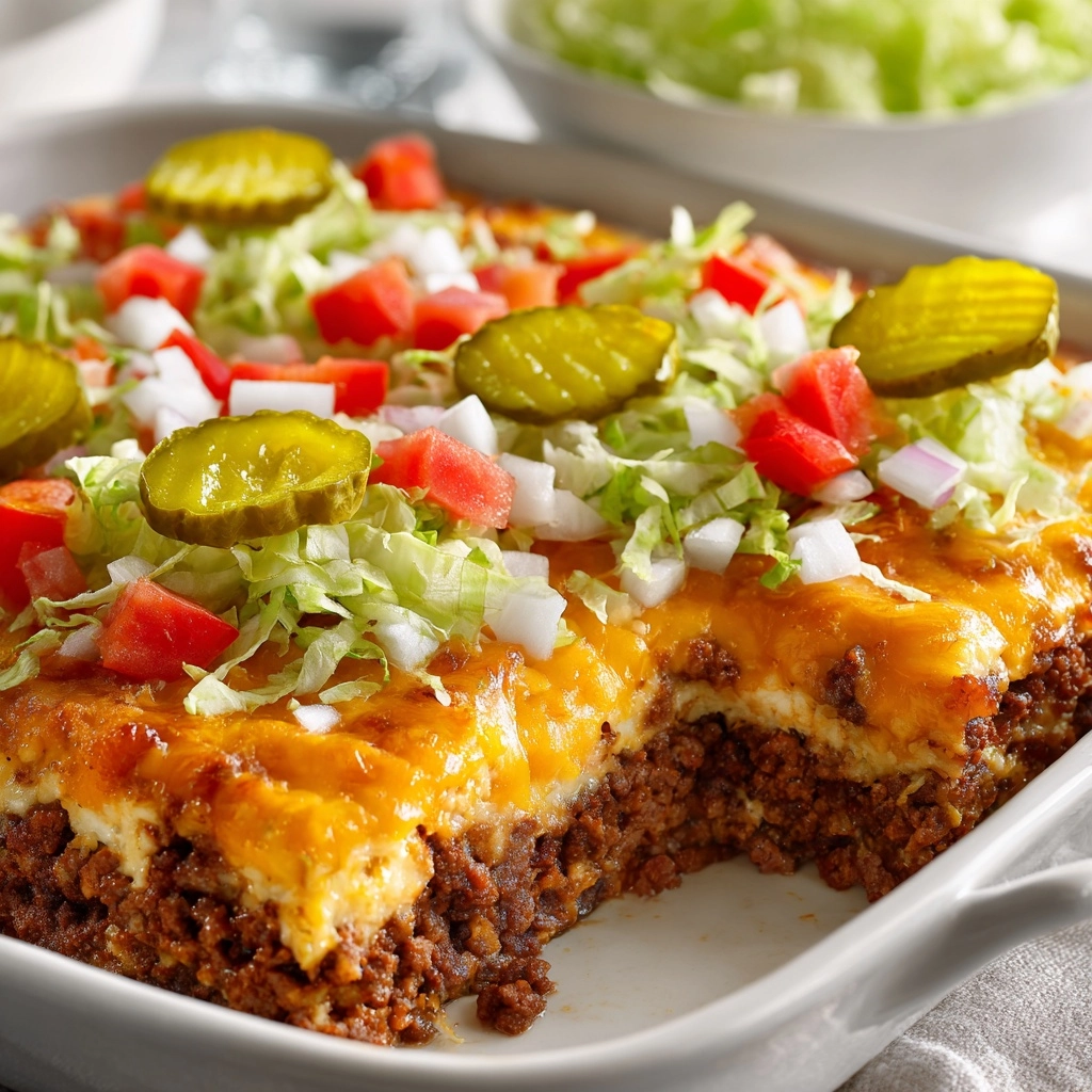 Big Mac Casserole Recipe - Recipe Image