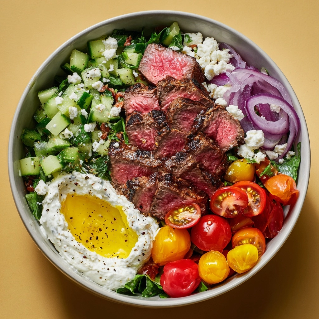 Mediterranean Steak Bowls Recipe - Recipe Image