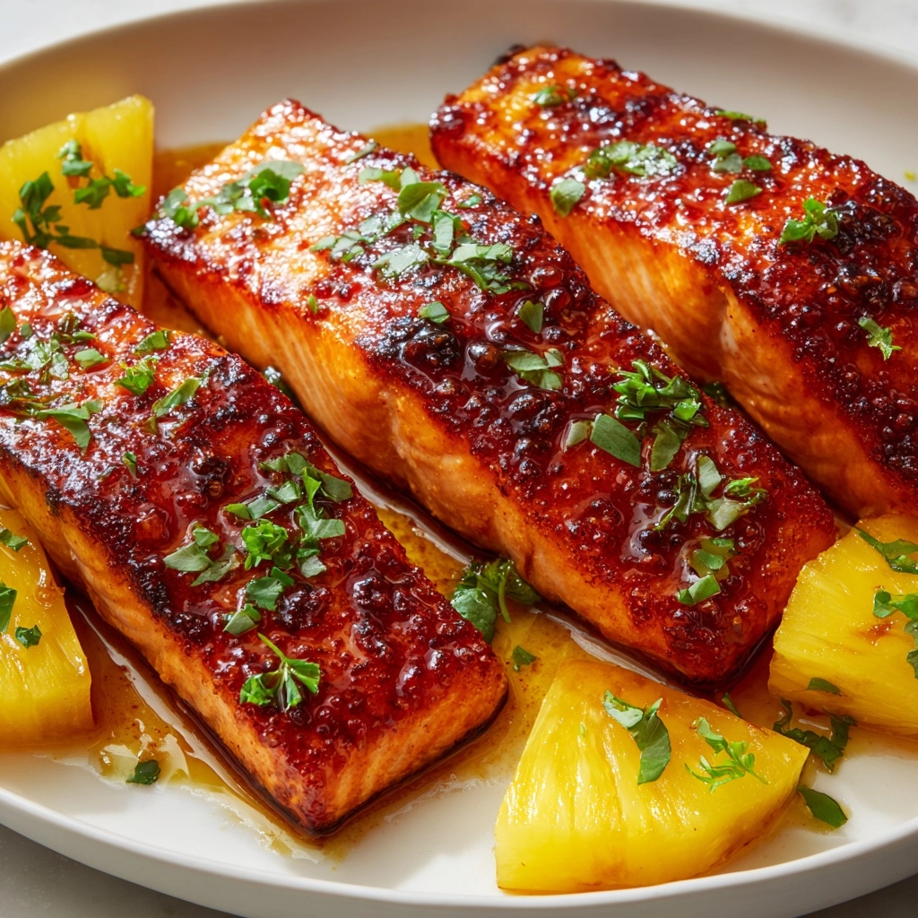 Baked Pineapple Salmon Recipe - Recipe Image