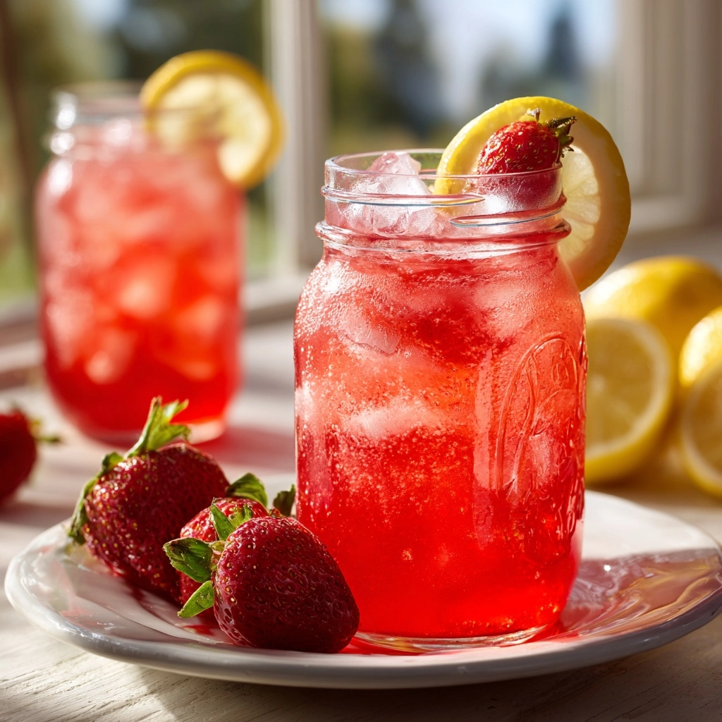 Fresh Strawberry Lemonade Recipe - Recipe Image