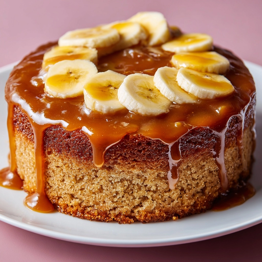 Banana Caramel Cake Recipe - Recipe Image