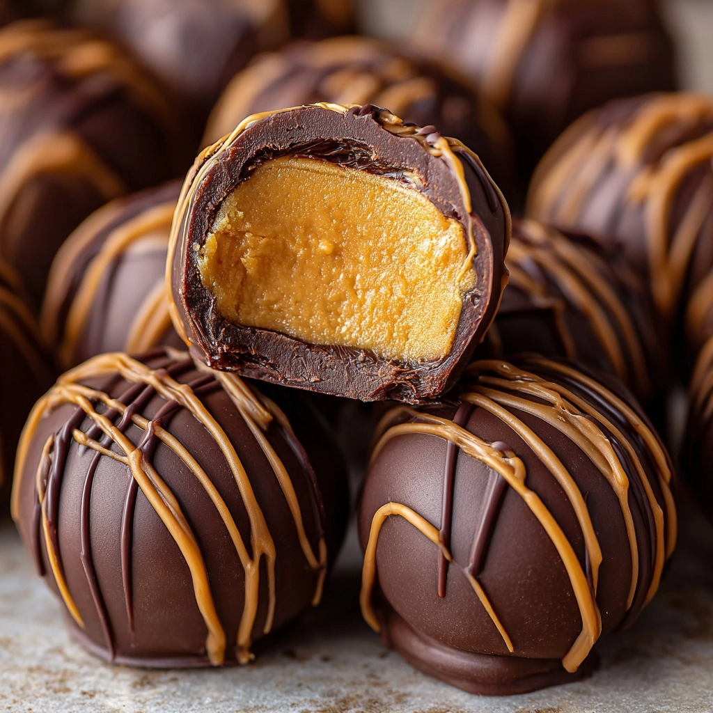 Quick and Easy Peanut Butter Truffles Recipe - Recipe Image