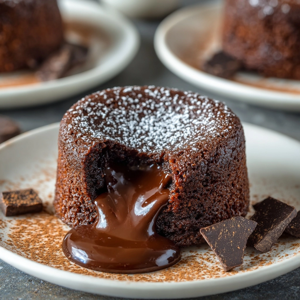 Easy Chocolate Lava Cake Recipe - Recipe Image