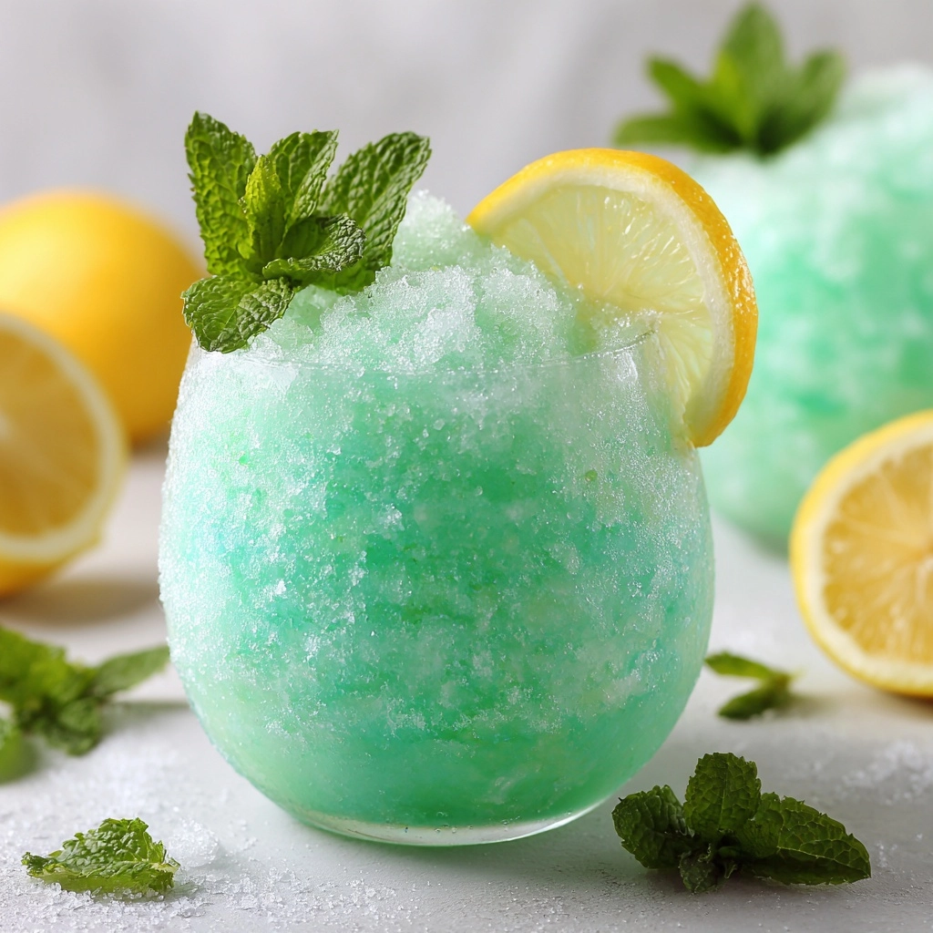 Frozen Mint Lemonade Recipe - Recipe Image
