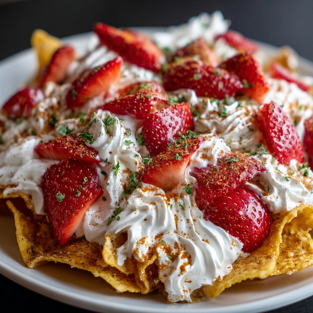 Strawberry Cheesecake Nachos Box Recipe - Recipe Image