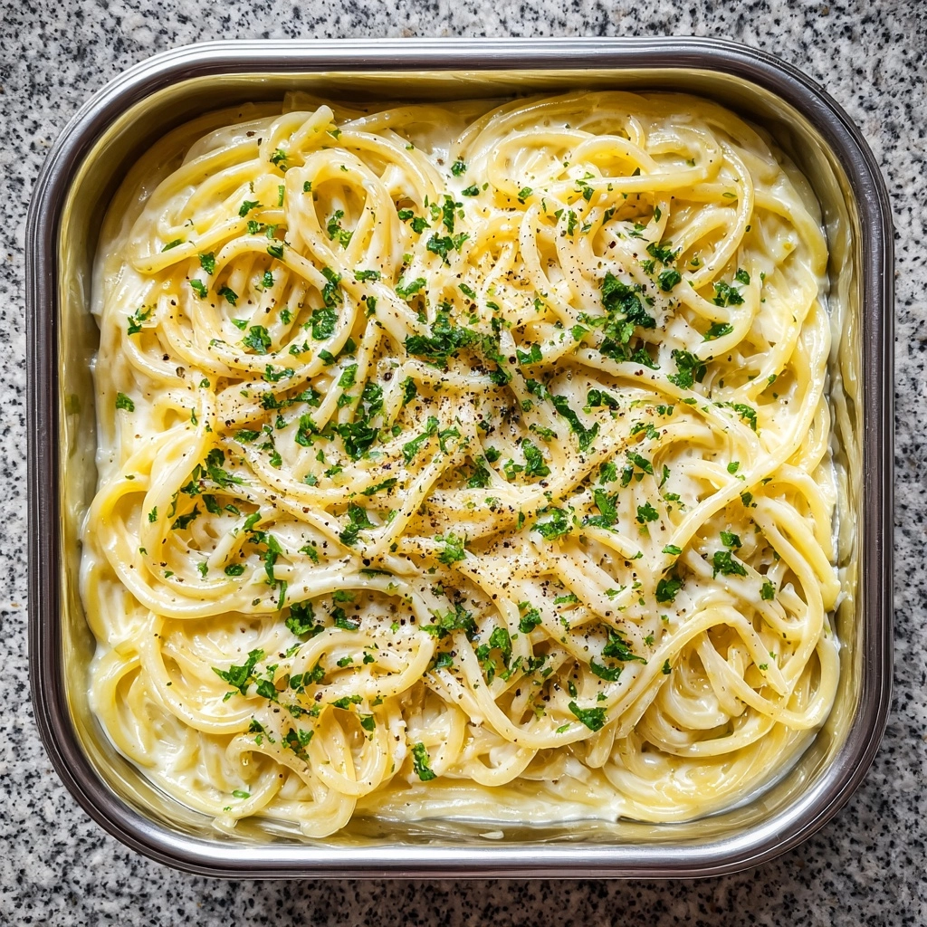 Creamy Spaghetti Recipe - Recipe Image