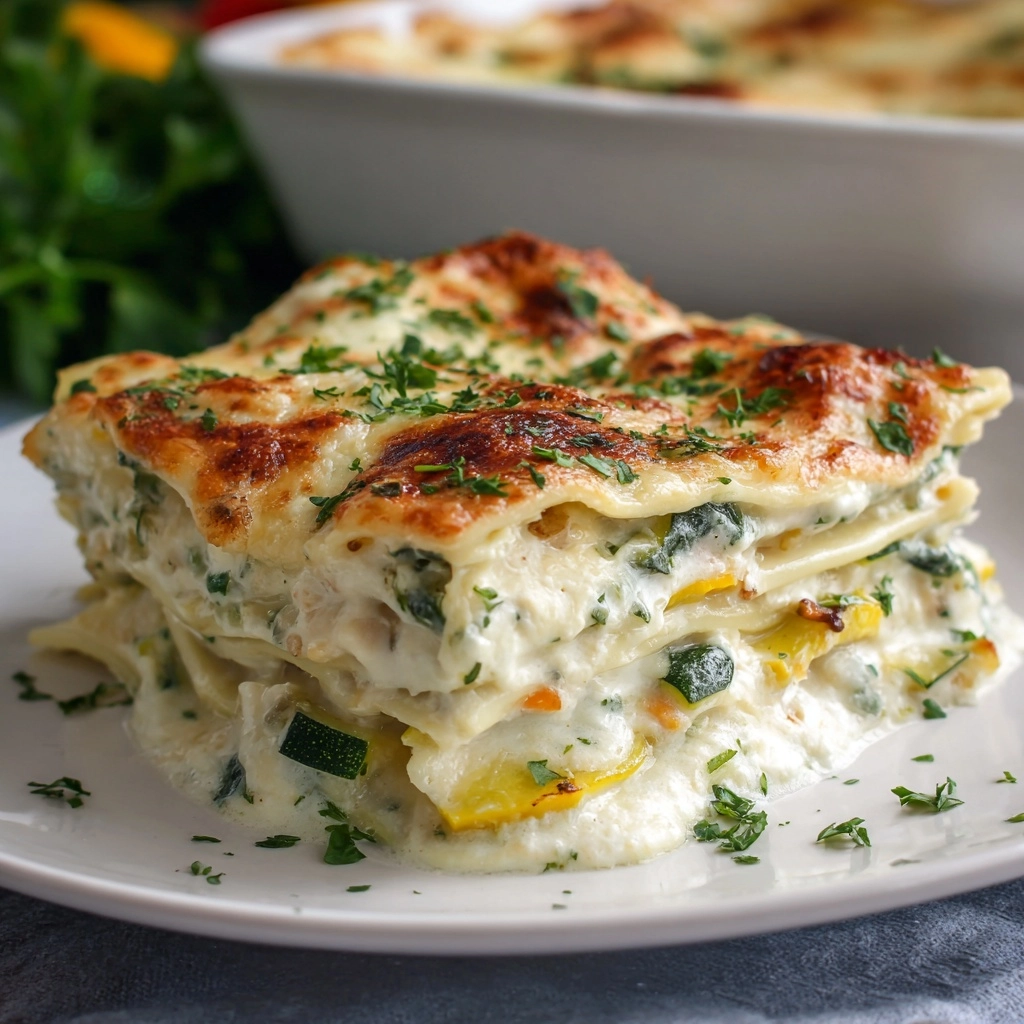 Springtime White Lasagna Recipe - Recipe Image