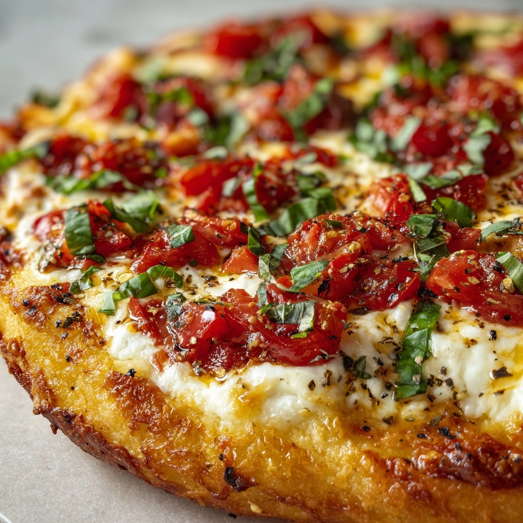 Three-Cheese Tomato Bruschetta Dip Recipe - Recipe Image