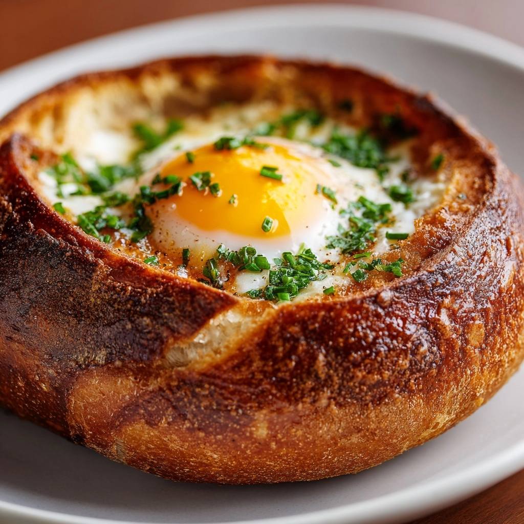 Breakfast Bagel: Egg in the Hole Recipe - Recipe Image