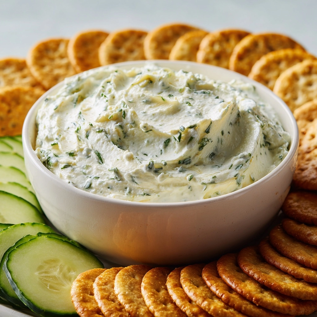 Cucumber Cream Cheese Spread Recipe - Recipe Image