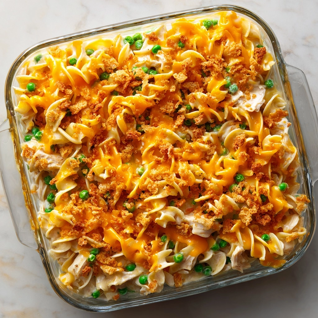 Easy Chicken Noodle Casserole Recipe - Recipe Image