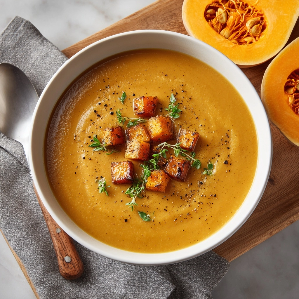 Roasted Butternut Squash Soup Recipe - Recipe Image