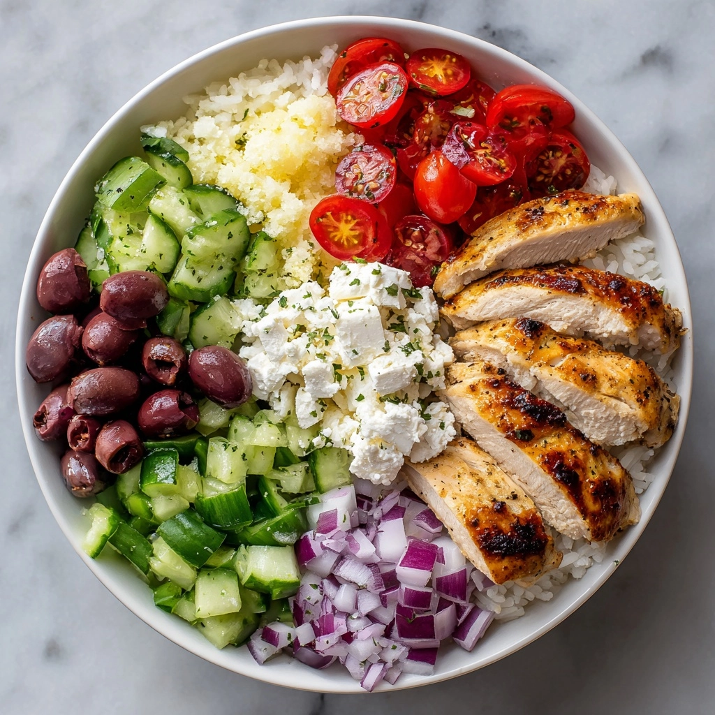 Greek Chicken Bowls Recipe - Recipe Image