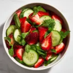 Cucumber Strawberry Salad Recipe