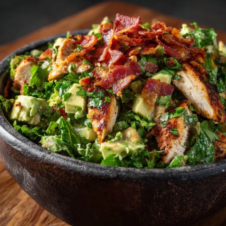 Easy Avocado Chicken Salad with Bacon Recipe