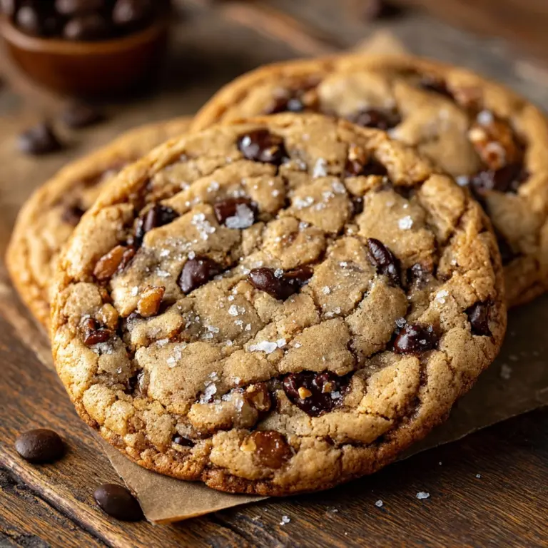 Brown Butter Coffee Toffee Cookies Recipe