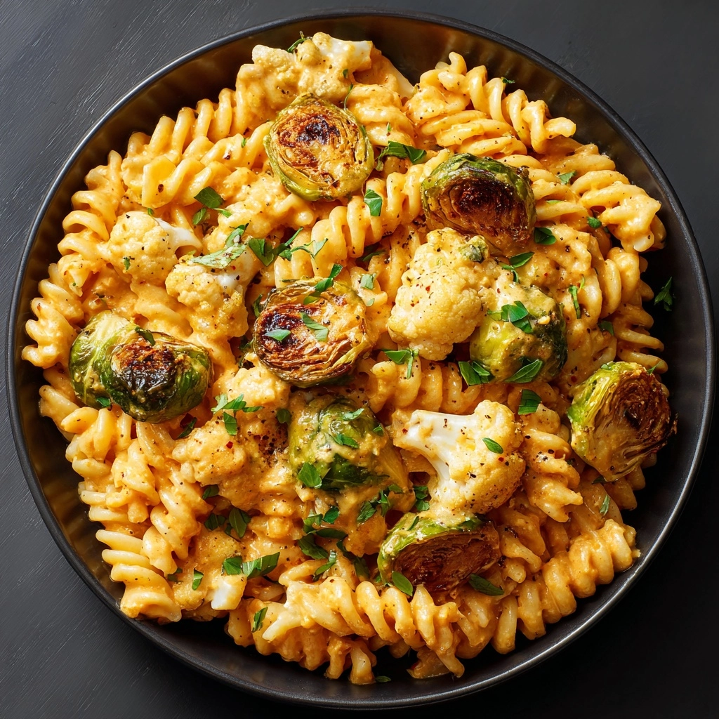 Pumpkin Mac and Cheese with Roasted Veggies Recipe - Recipe Image