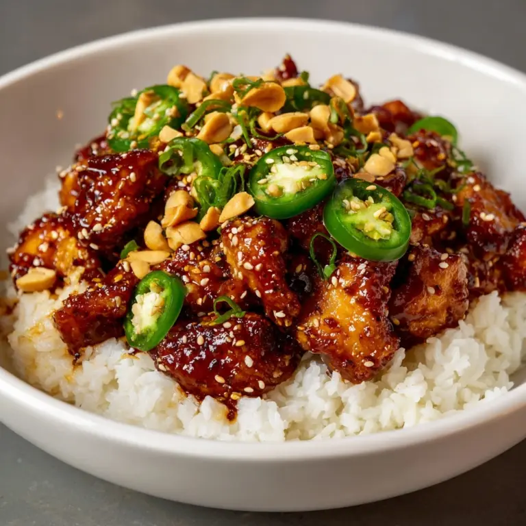 Hot Honey Chicken Bowls Recipe