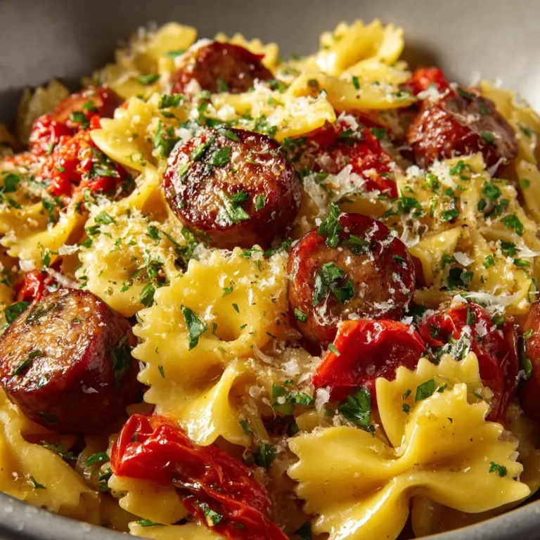 Italian Sausage Bow Tie Pasta Recipe