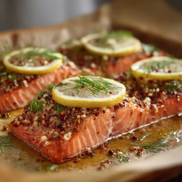 Salmon with Lemon and Dill Recipe