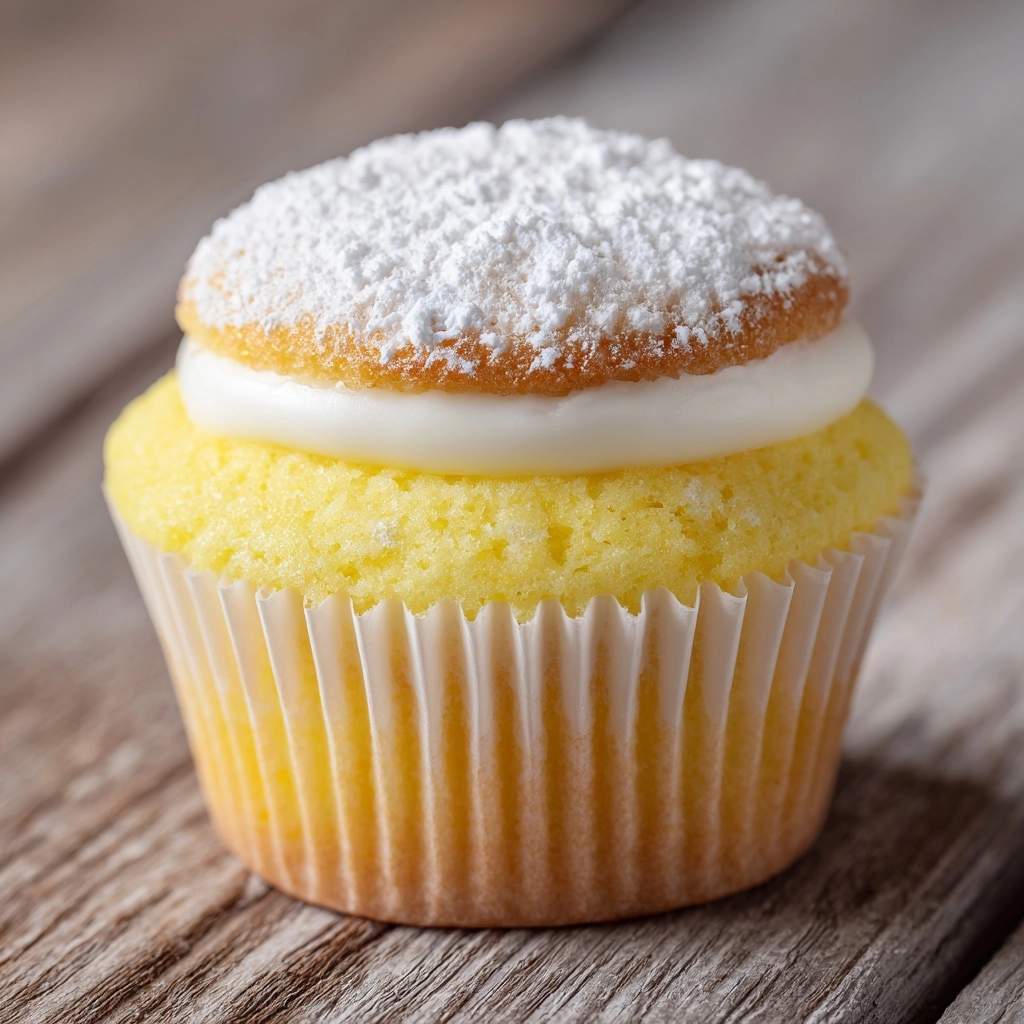 Fluffy Japanese Cotton Cheesecake Cupcakes Recipe - Recipe Image