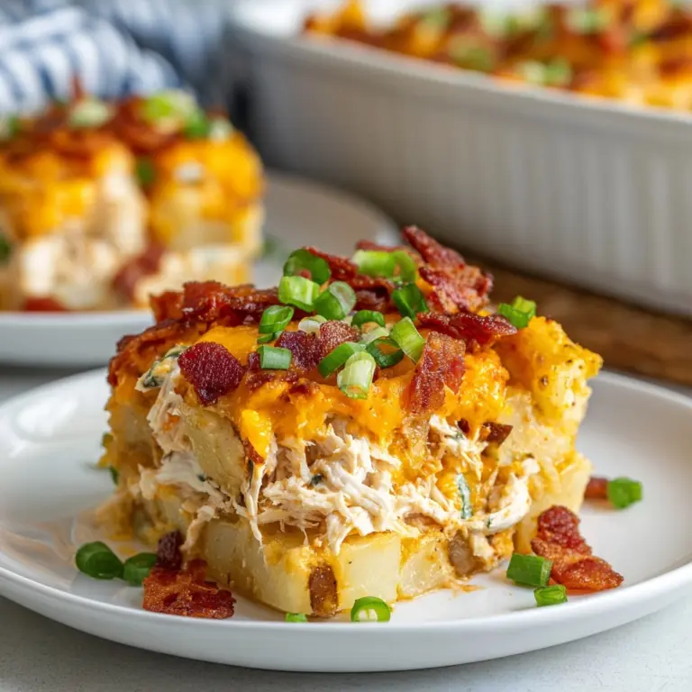 Loaded Potato Ranch Chicken Casserole Recipe
