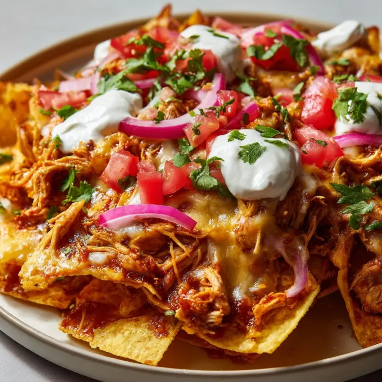 BBQ Chicken Nachos Recipe