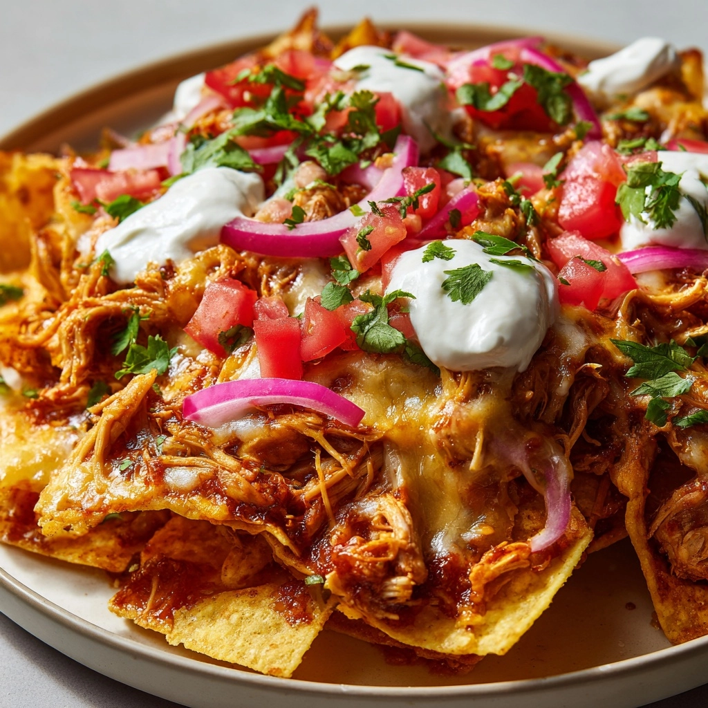 BBQ Chicken Nachos Recipe - Recipe Image