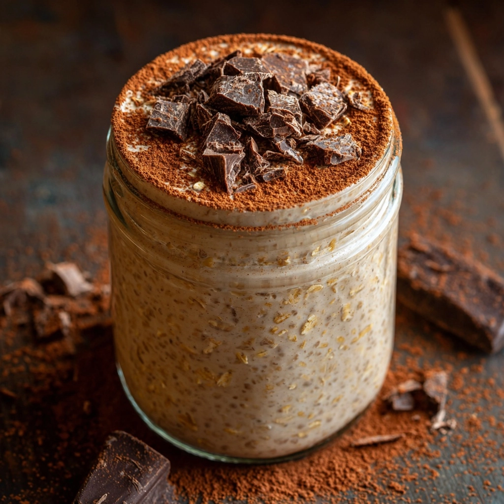 Tiramisu Overnight Oats Recipe - Recipe Image