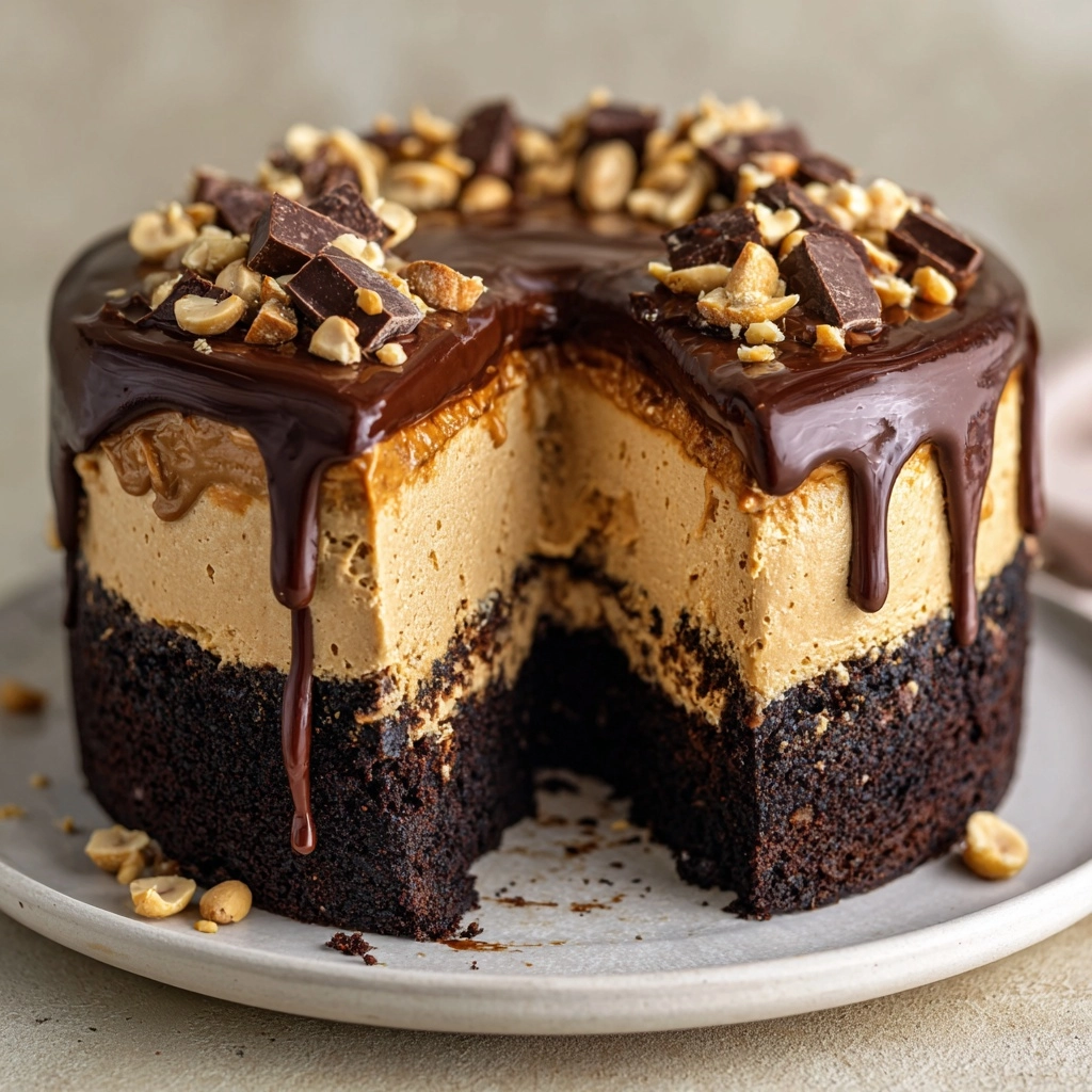 Chocolate Peanut Butter Earthquake Cake Recipe - Recipe Image