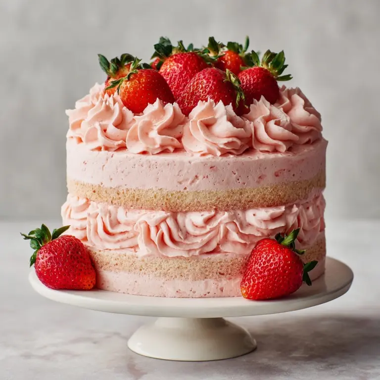 Best Strawberry Cake Ever Recipe