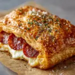 Easy Mozzarella Pepperoni Croissant Rolls Recipe