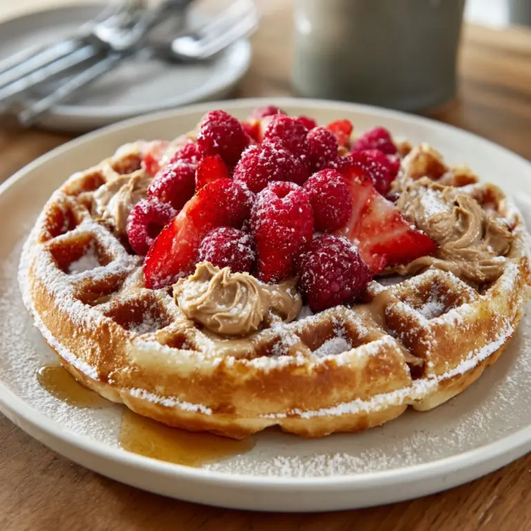 Cinnamon Sugar Belgian Waffles Recipe