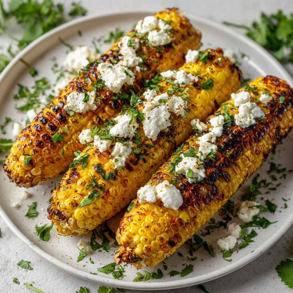Grilled Corn with Herb Butter Recipe - Recipe Image