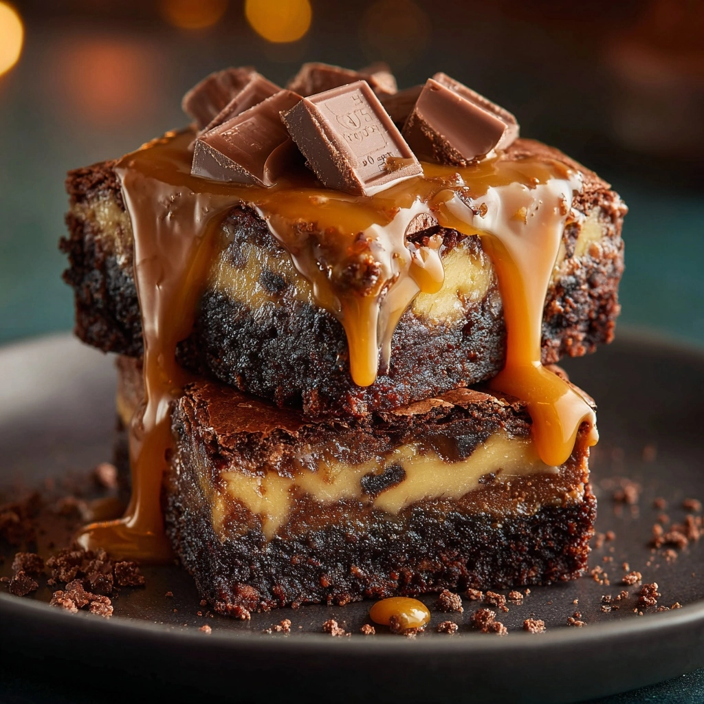 Chocolate Caramel Dump Cake Recipe - Recipe Image
