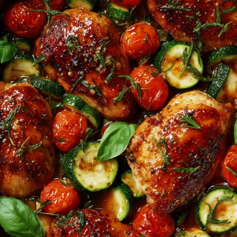 The Balsamic Chicken with Roasted Veggies Recipe